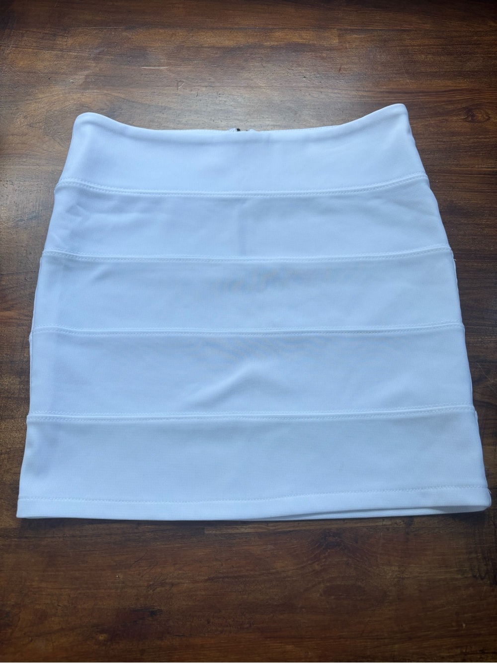 Millau White Bandage Mini Skirt